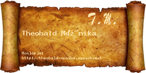 Theobald Mónika névjegykártya