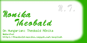 monika theobald business card